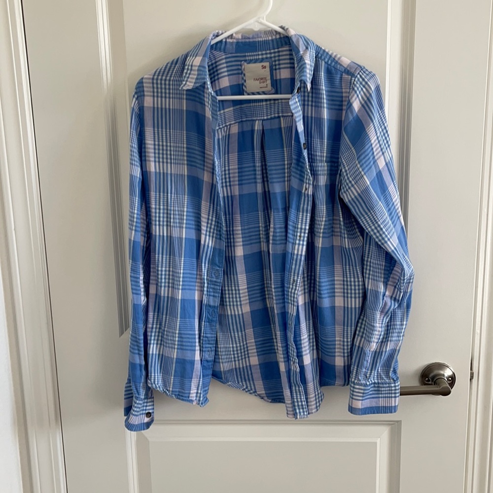Button up top in size small